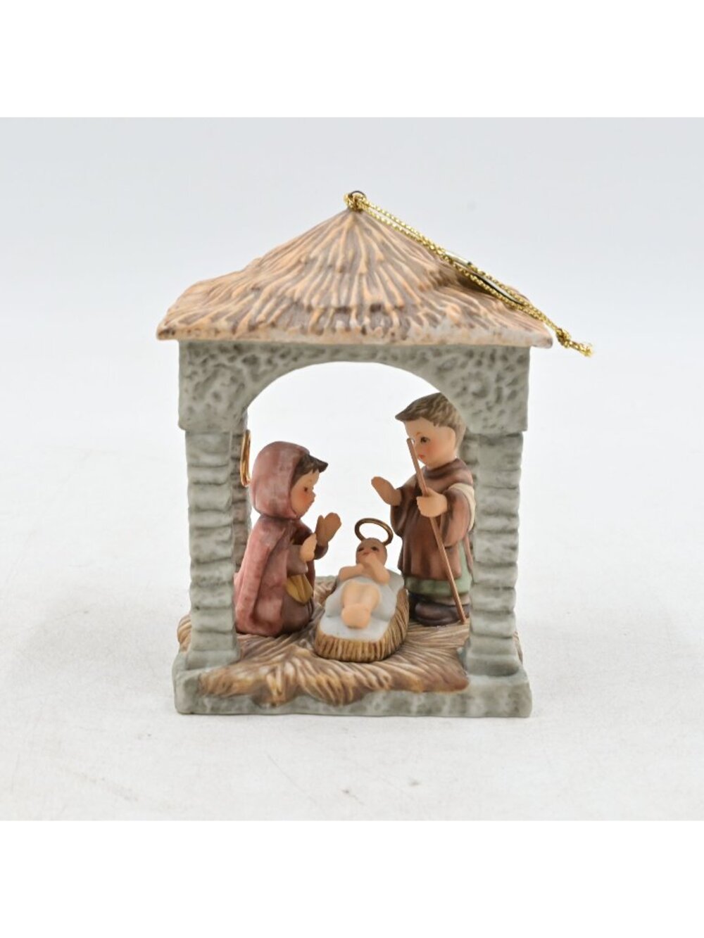 Goebel Berta Hummel Nativity Lighted Bisque Ornament BH 1084 Vintage 2002
